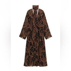 NWT Zara Paisley Scarf Dress